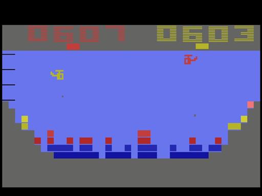 Screenshot of Canyon Bomber for Atari 2600